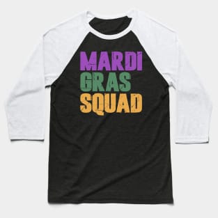 Mardi Gras Squad Baseball T-Shirt